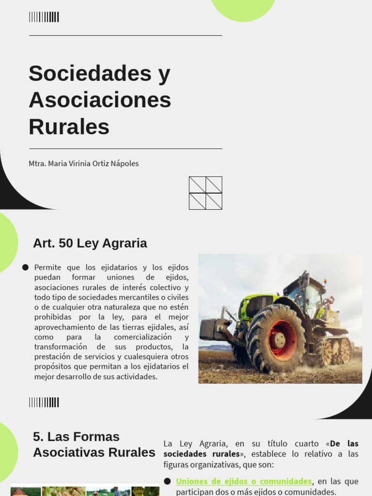 Sociedades Rurales y Ejidos en México | PDF | Judicaturas | Jurisdicción