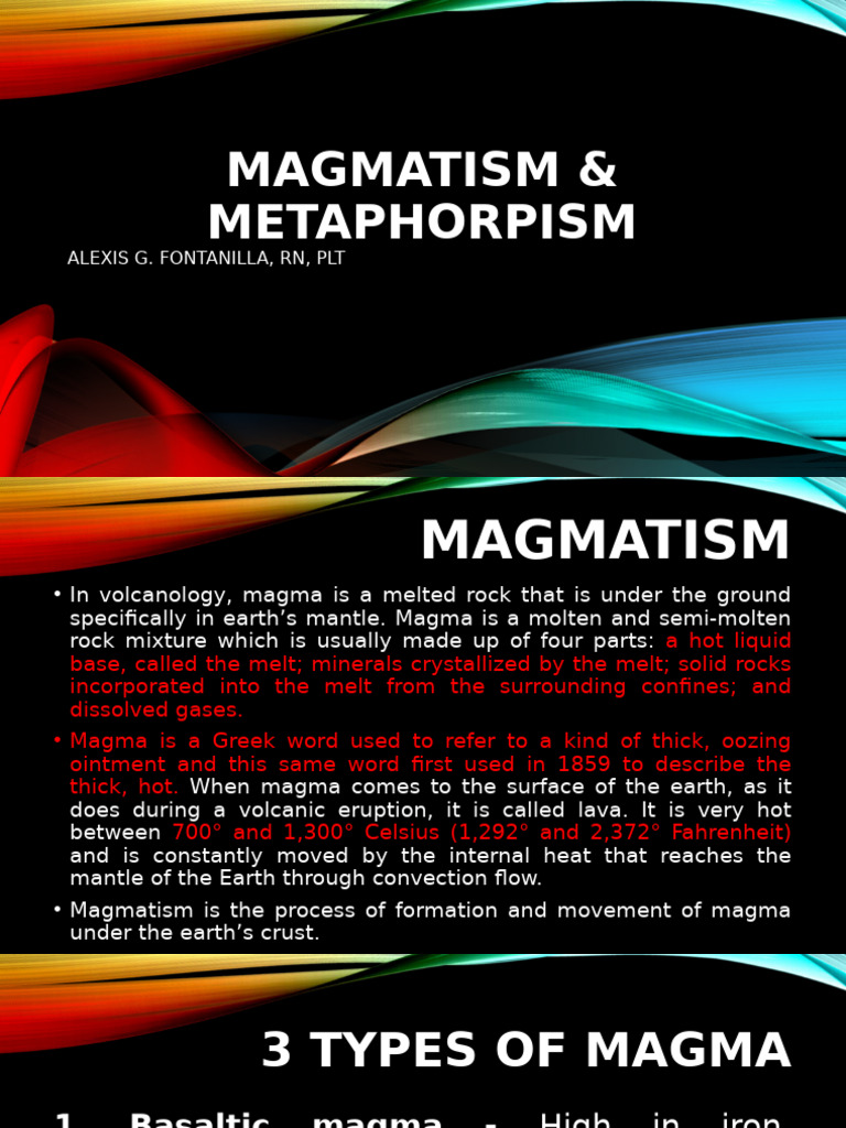 Understanding Magmatism and Types of Magma | PDF