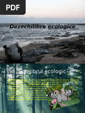 Dezechilibre Ecologice