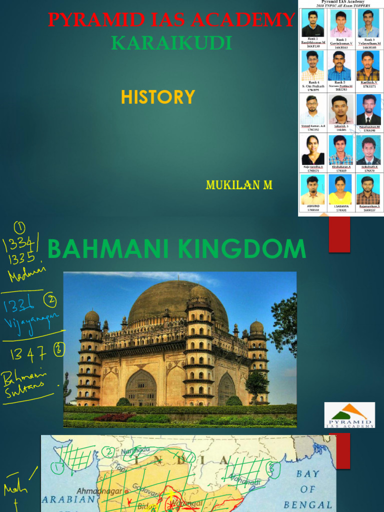 Overview of the Bahmani Kingdom | PDF
