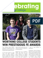 Celebrating Worthing College 2012 Speads