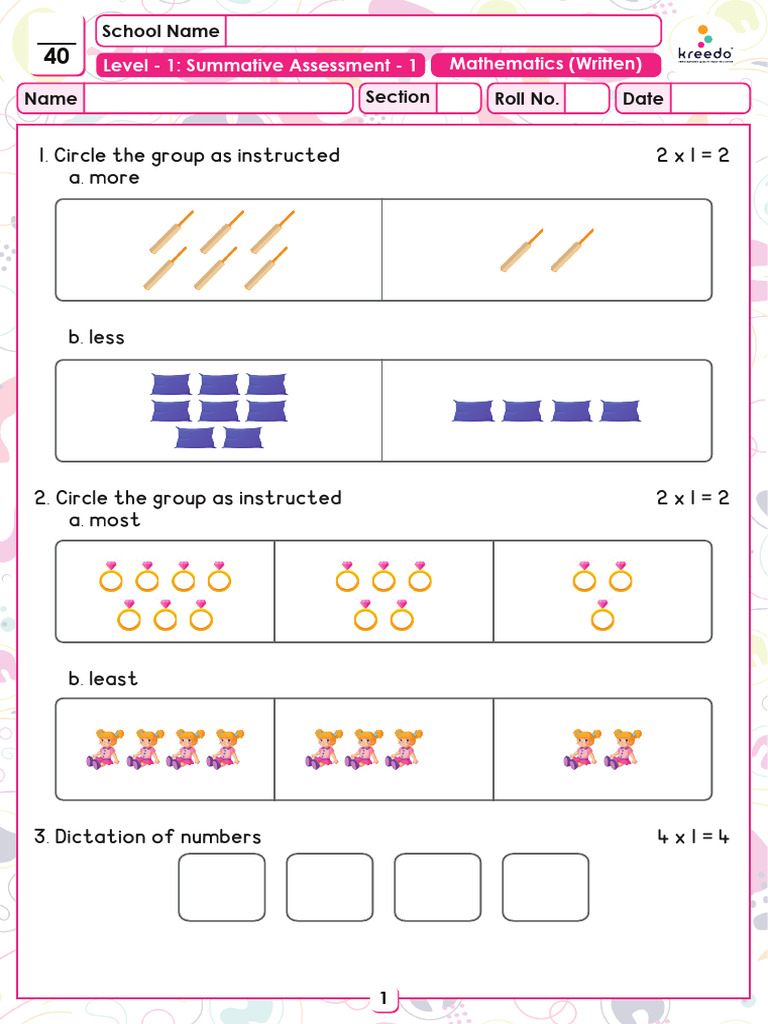 SA1 L1 Mathematics 07july2025 | PDF