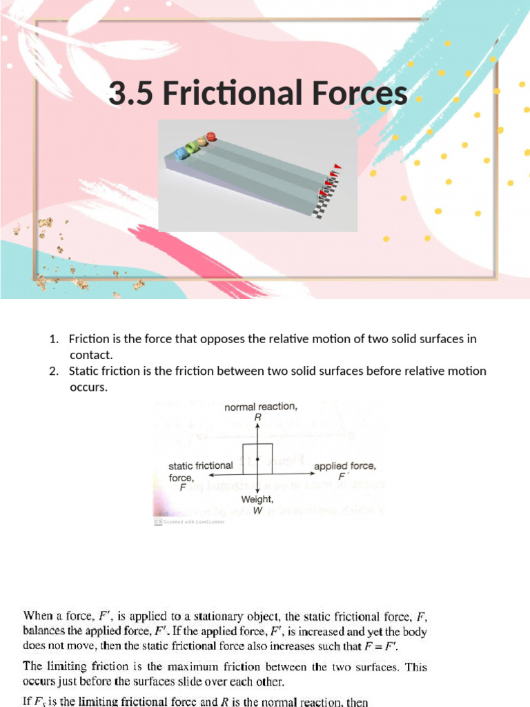 Understanding Frictional Forces | PDF