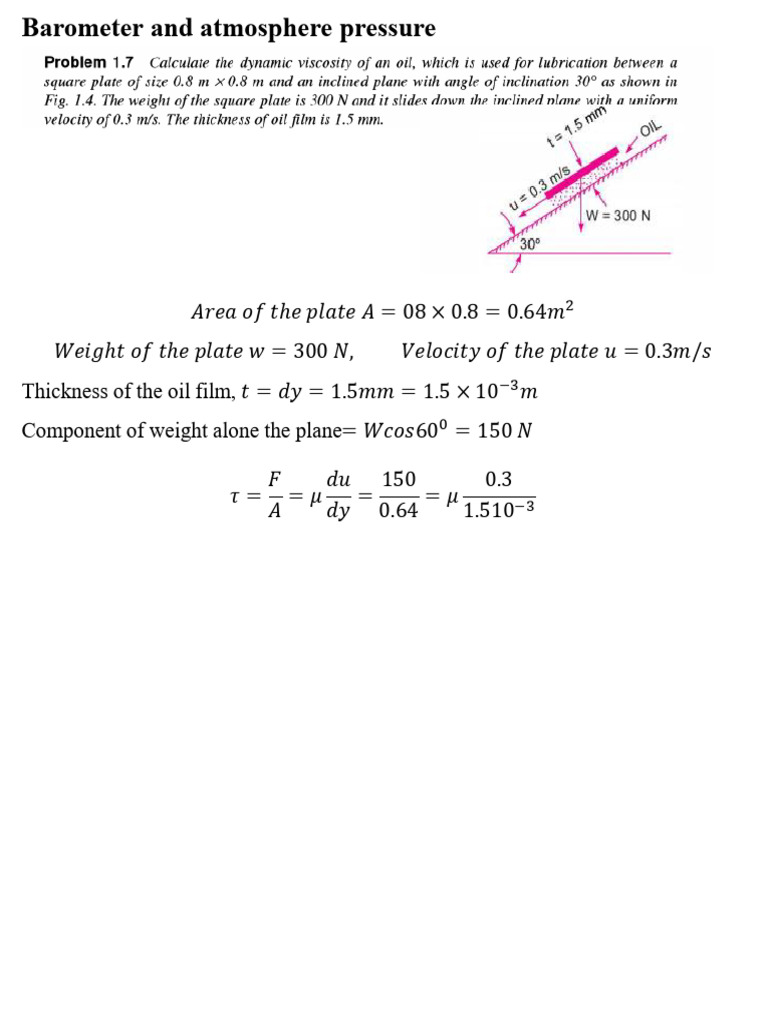 Barometer and Differential Manometer Insights | PDF