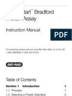Quick Start Bradford Protein Assay: Instruction Manual