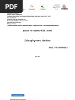 C D S Biologie Educatie Pentru Sanatate Clasa A Vi A