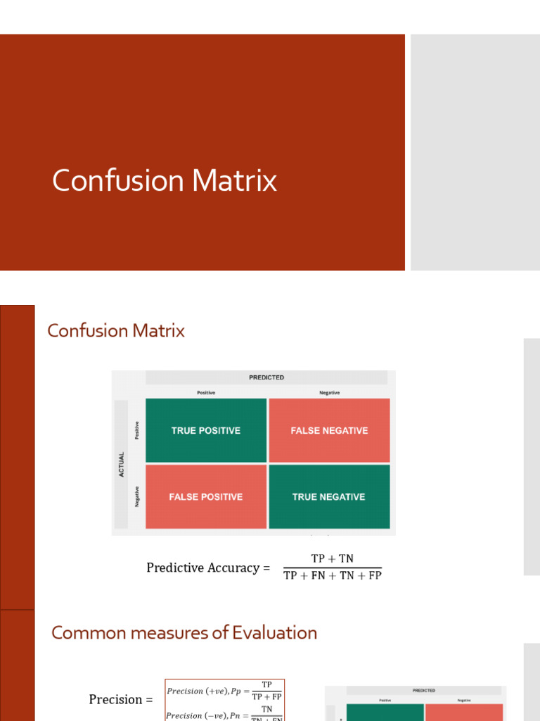 Confusion Matrix | PDF