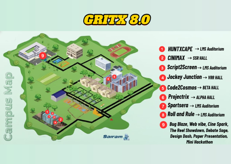 Event Names and Halls Overview | PDF