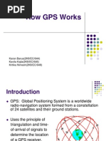 How GPS Works: Karan Barua (2K8/EC/644) Kavita Kajla (2K8/EC/646) Kritika Nimesh (2K8/EC/648)