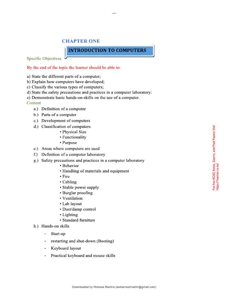 Chap1 Intro To Computers | PDF