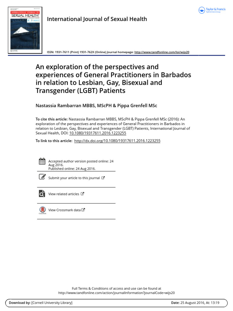 An Exploration of The Perspectives and Experiences of General ...
