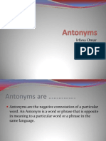 Antonyms