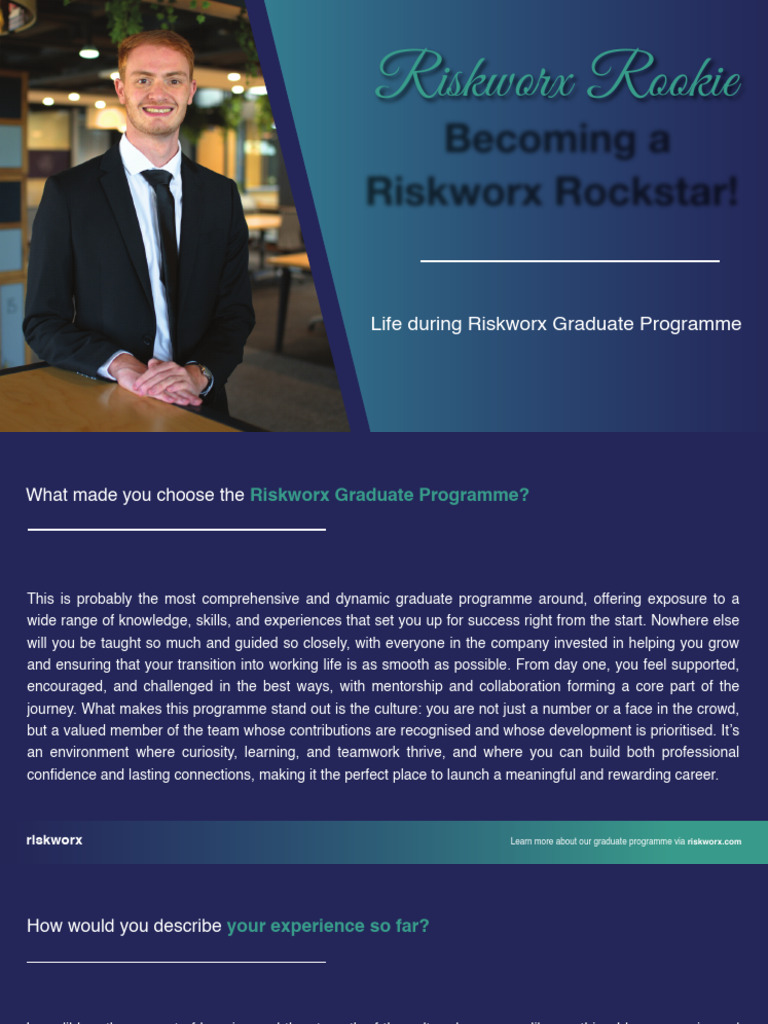 Riskworx Graduate Programme Insights | PDF