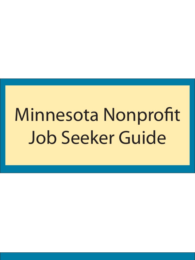 Job Seeker Guide 2011 | PDF | Fundraising | Nonprofit Organization