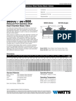 Reduced Port Stainless Steel Dual Chamber Basic Valve