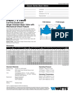 Full Port Ductile Iron Single Chamber Basic Valve With Mechanical Check Feature