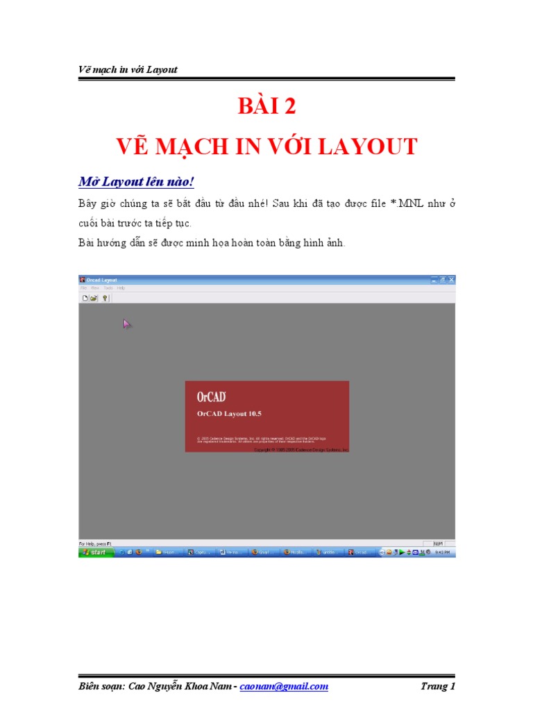 Orcad 2 - Ve Mach in Bang Layout 10.2 | PDF