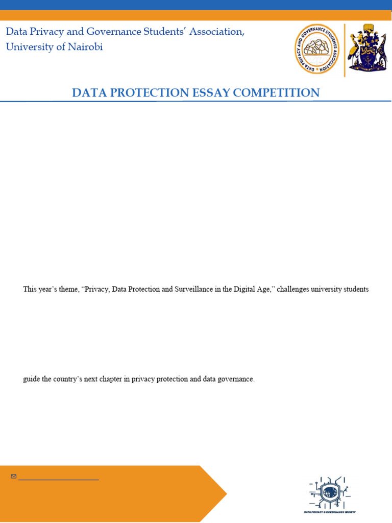 Data Protection Essay Competition 2026 | PDF | Privacy | Surveillance