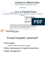PPP Options in Hospital Management by Dr. Dominic Montagu