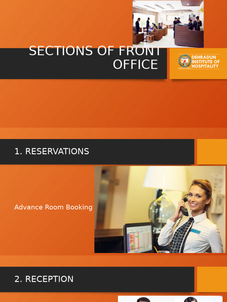 Front Office Operations Overview | PDF