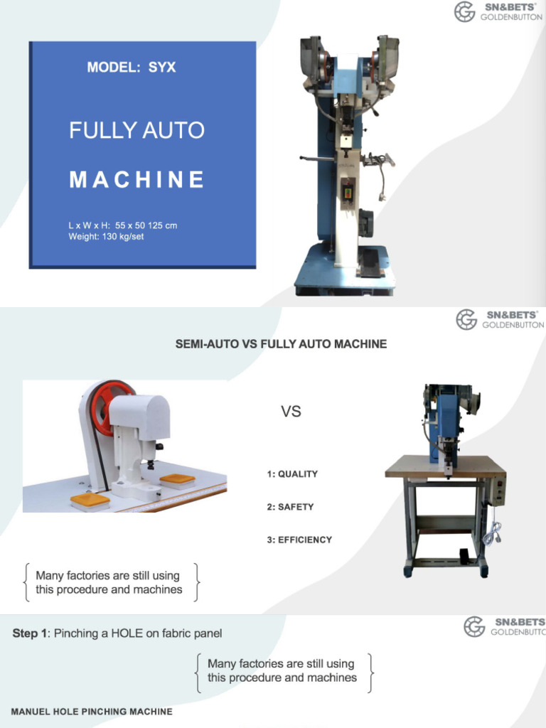 Fully Auto Machine Efficiency Info | PDF