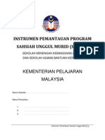 Instrumen Pemantuan Program Sahsiah Unggul Murid