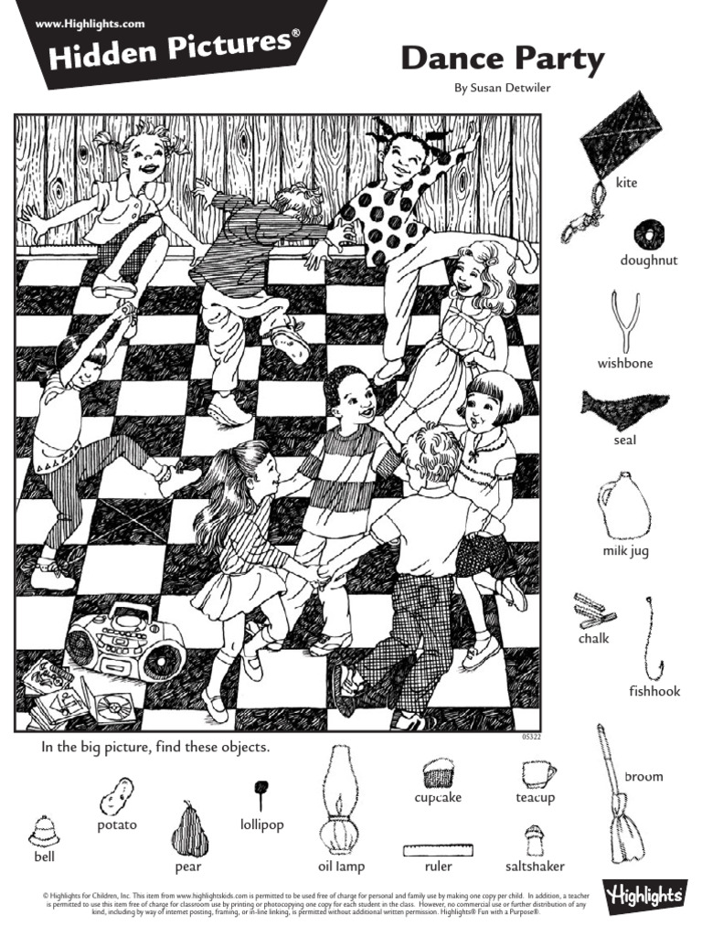 Find Hidden Objects Activity | PDF