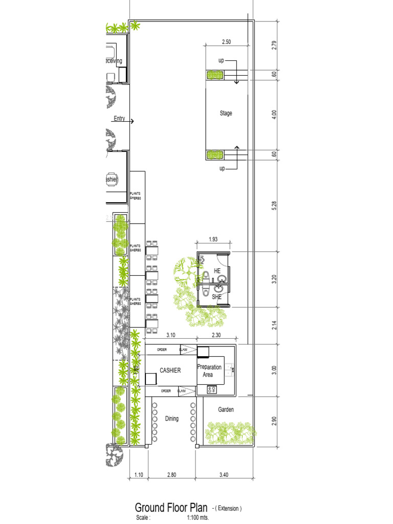 Ground Floor Plan for Cashier Area | PDF