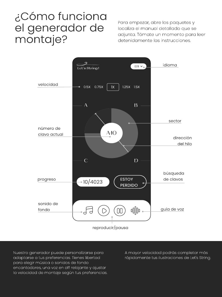 Guía de montaje para Let's String | PDF
