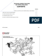 Mountfield Westwood: Westwood Garden Tractors 1987 Parts Catalogue