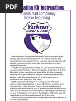 Download Yukon Dana Ring  Pinion Installation by CAP History Library SN9375619 doc pdf