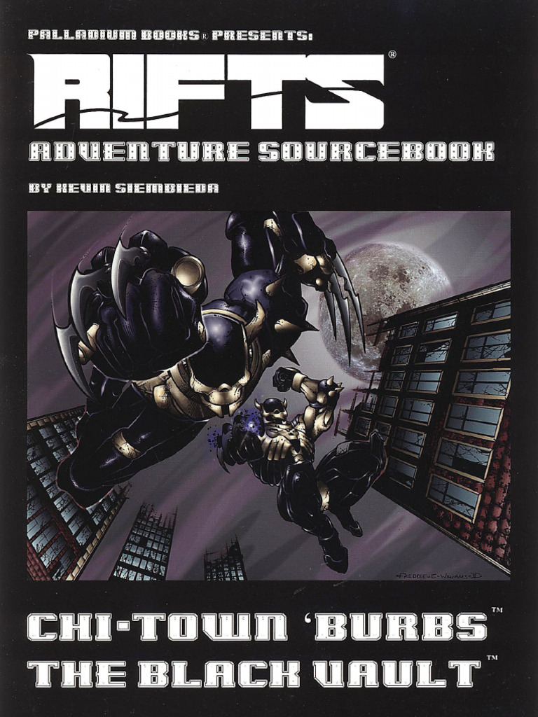 Rifts Adventure Sourcebook Chi Town 'Burbs 03 The Black Vault | PDF