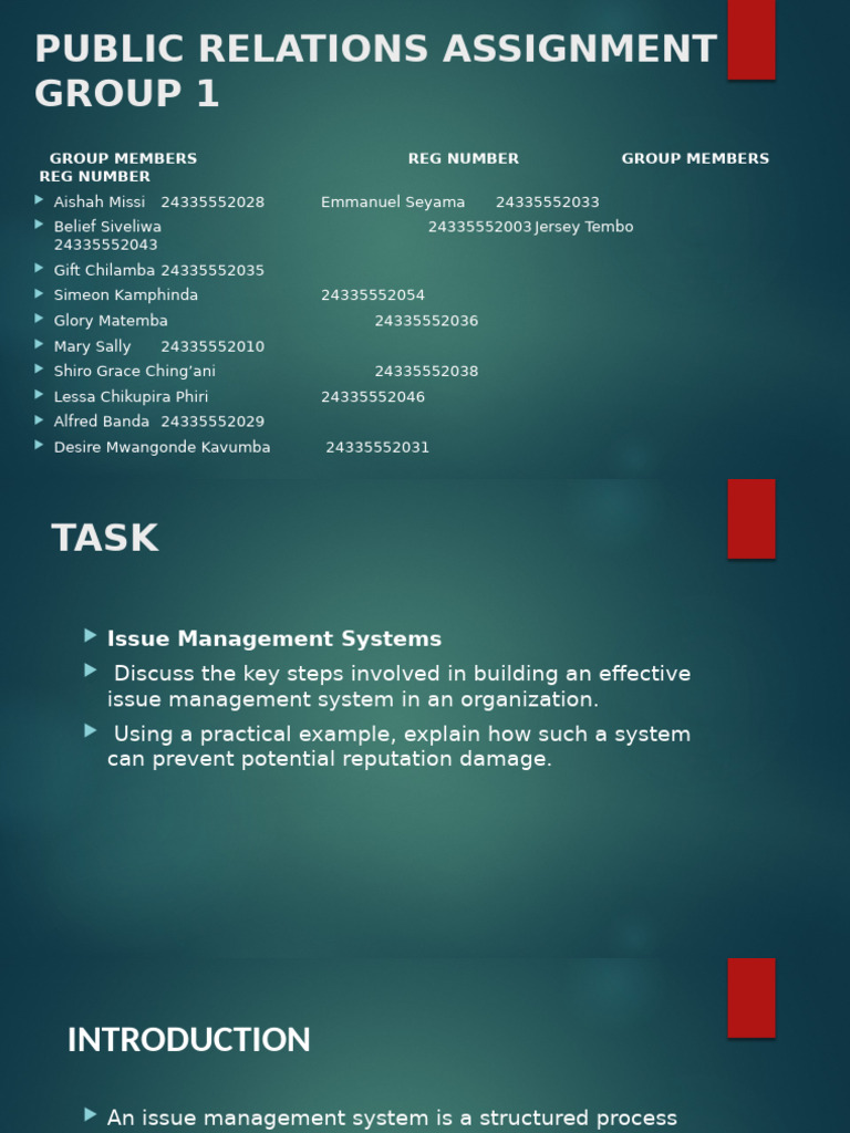 Building an Effective Issue Management System | PDF | Reputation ...