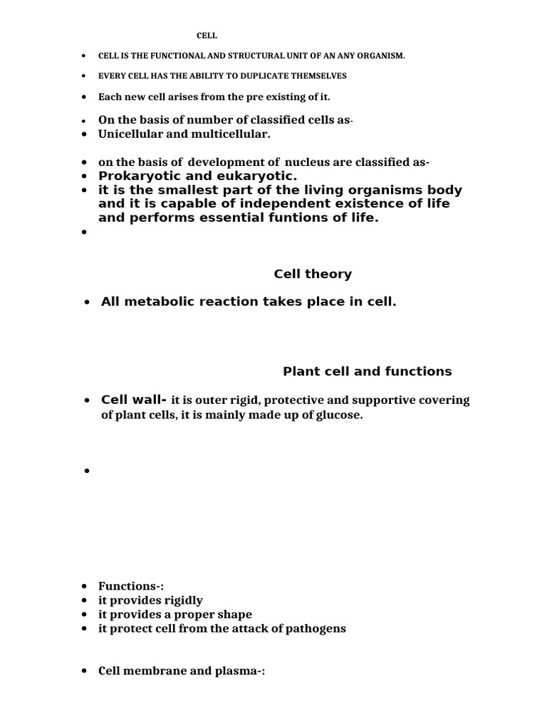 Understanding Cell Structure and Functions | PDF | Cell (Biology ...
