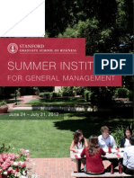 Summer Institute: For General Management