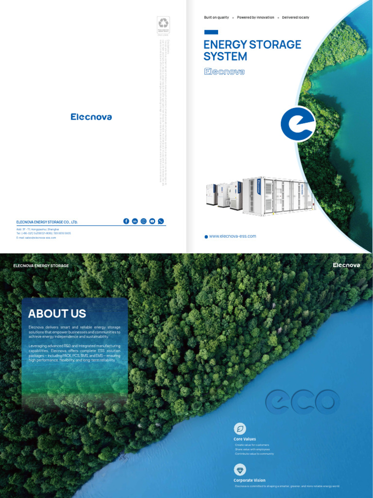 Elecnova Energy Storage Solutions | PDF | Alternating Current ...