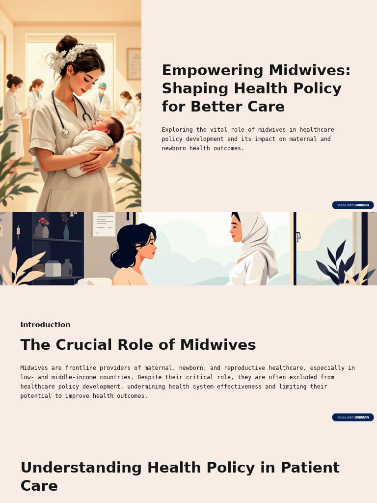 Empowering Midwives Shaping Health Policy For Better Care | PDF ...
