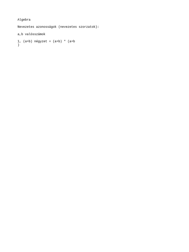 Alge BRA | PDF