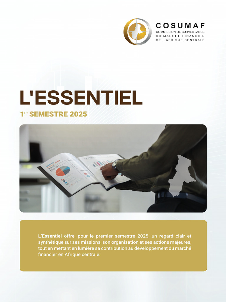 Bilan COSUMAF 1er Semestre 2025 | PDF | Banques | Marché (Économie)