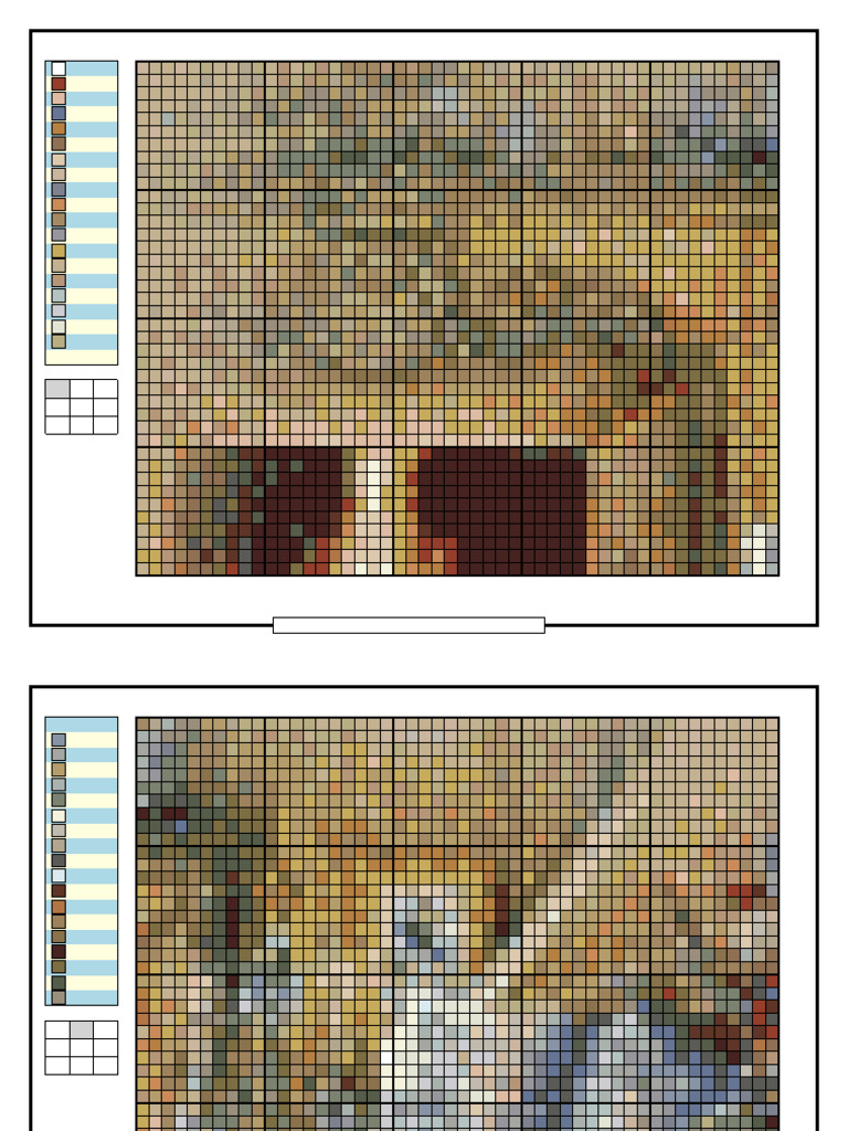 DMC Color Key for Cross Stitch | PDF
