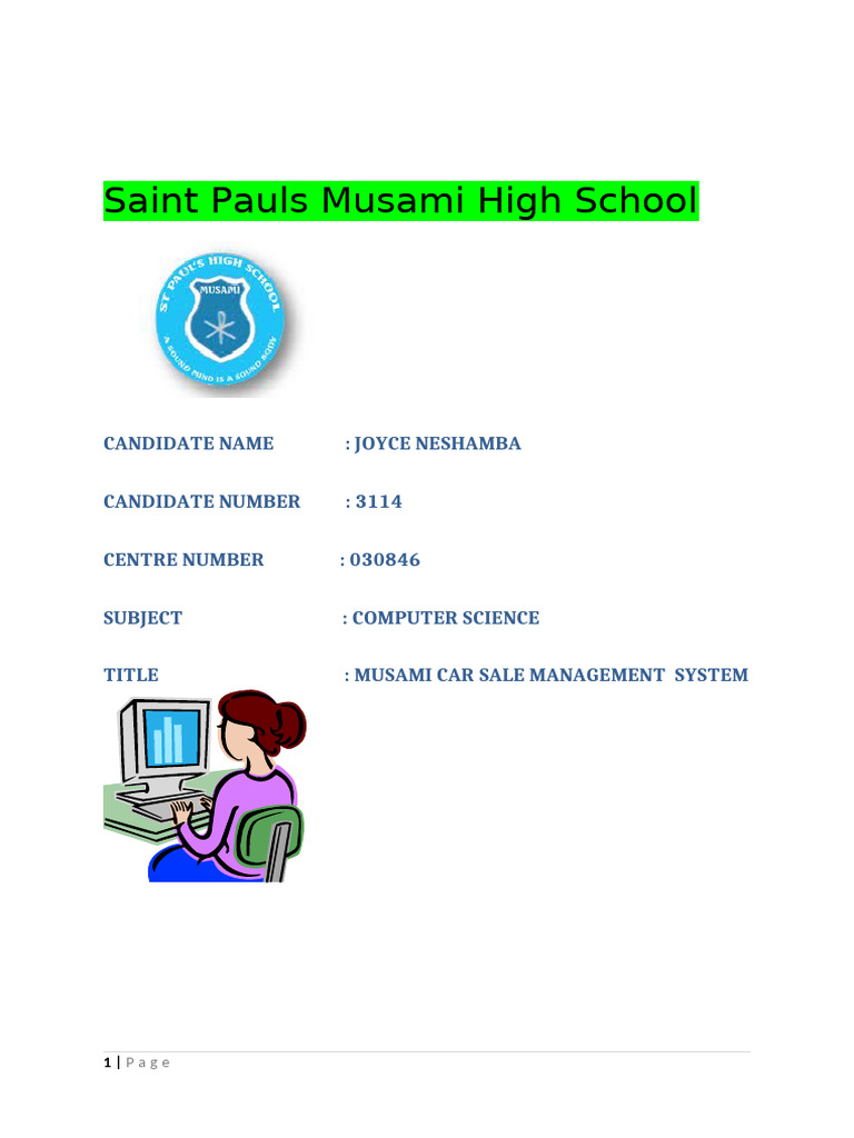 Musami Car Sale System | PDF | Software Testing | Software
