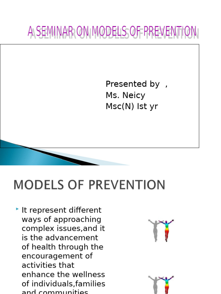 Health Promotion and Prevention Models | PDF | Health Sciences | Health ...