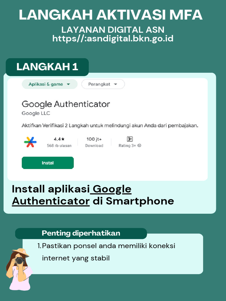 Aktivasi MFA untuk Layanan Digital ASN | PDF