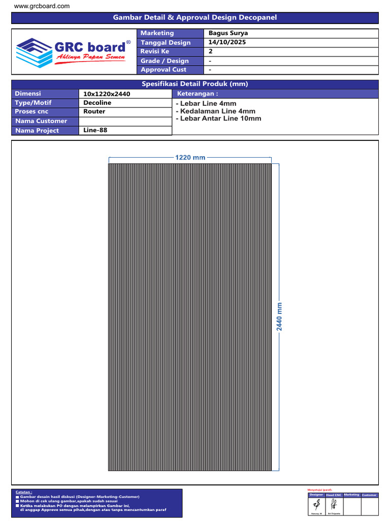 Decopanel Design Approval Document | PDF