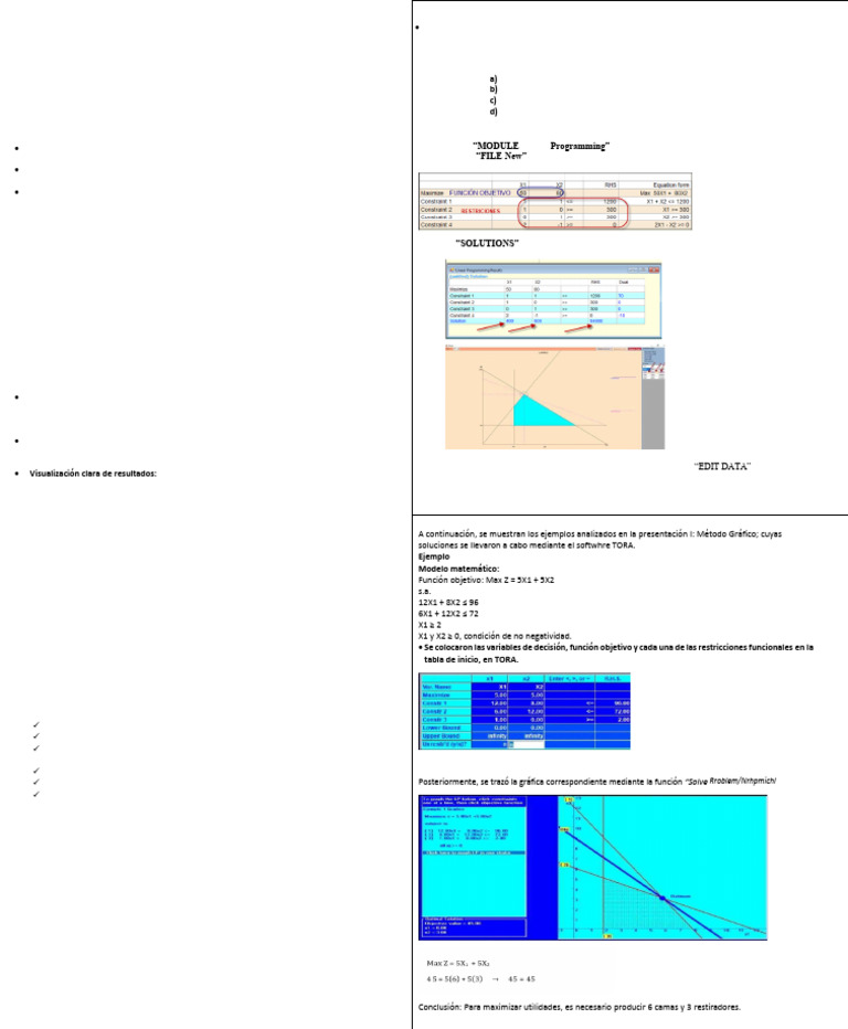 Software Tora | PDF | Software | Programación lineal