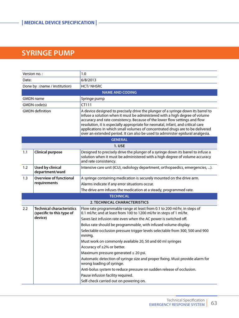 0 - Syringe Pump | PDF | Syringe | Intravenous Therapy