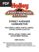 Download Holley Street Avenger Carburetor by CAP History Library SN9376128 doc pdf