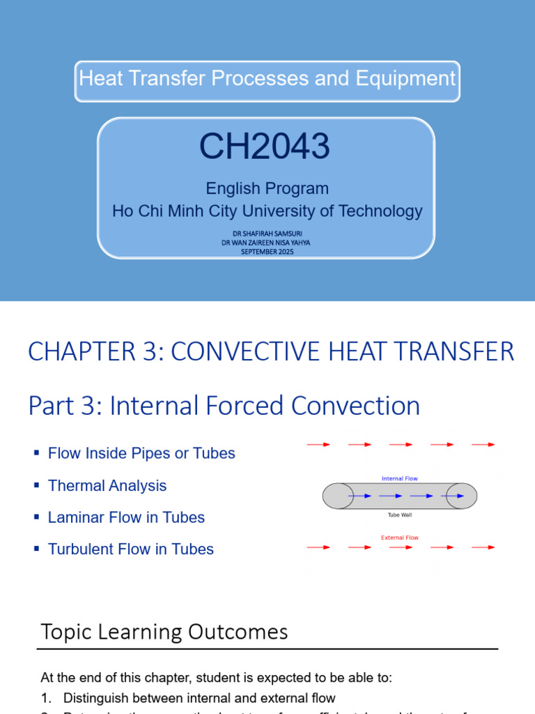 CH2043 - 4 Convective Heat Transfer - Part 3 (Int) | PDF | Heat ...
