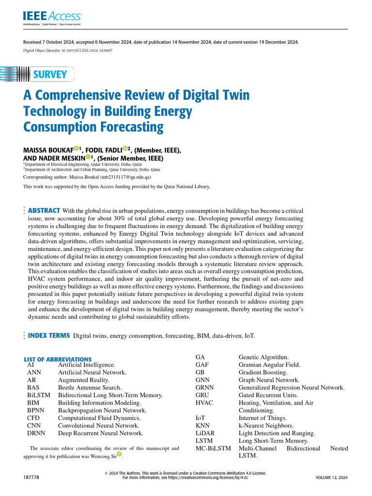 Digital Twin Technology in Energy Forecasting | PDF | Internet Of ...