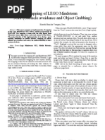 Mapping of LEGO Mindstorm NXT (Obstacle Avoidance and Object Grabbing)